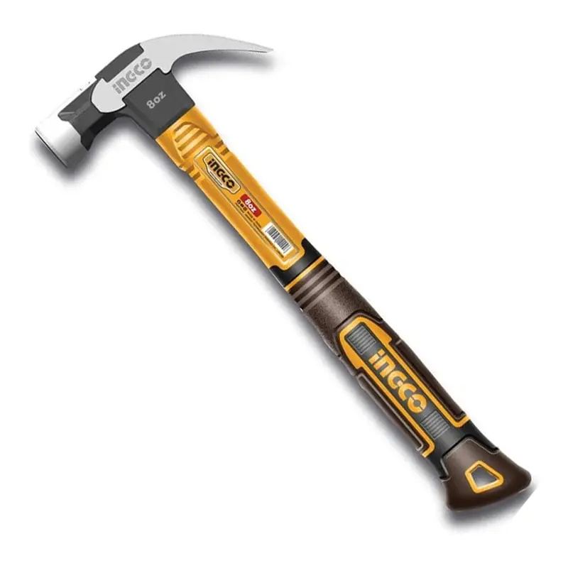Ingco Magnetic Claw Hammer With Fiberglass Handle 1