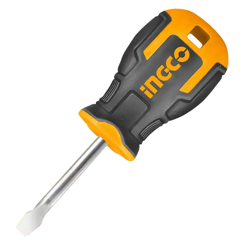 Ingco Magnetic Slotted Screwdriver – 6.5 Mm Blade, 38 Mm Length 1