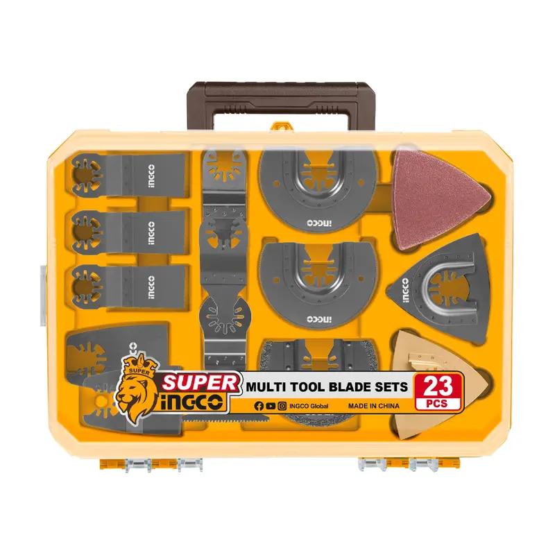 Ingco Oscillating Multi-Tool Blade Variety Pack – 23-Piece Cutting Kit 1