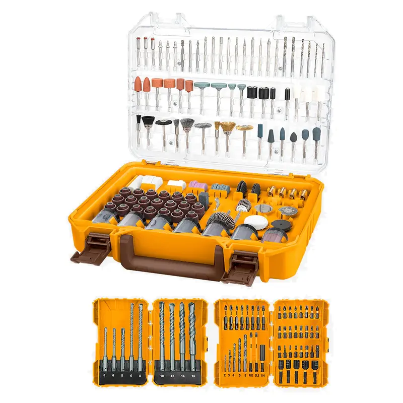 Ingco Rotary Tool Combo Pack – 3-Piece Drill, Screw, And Shaping Accessory Set 1