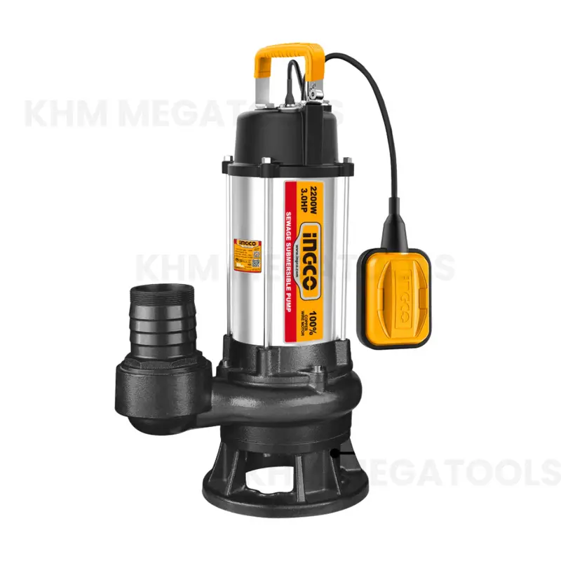 Ingco Spdb220068-5 Heavy-Duty Submersible Sewage Pump – 2200W / 3 Hp 1