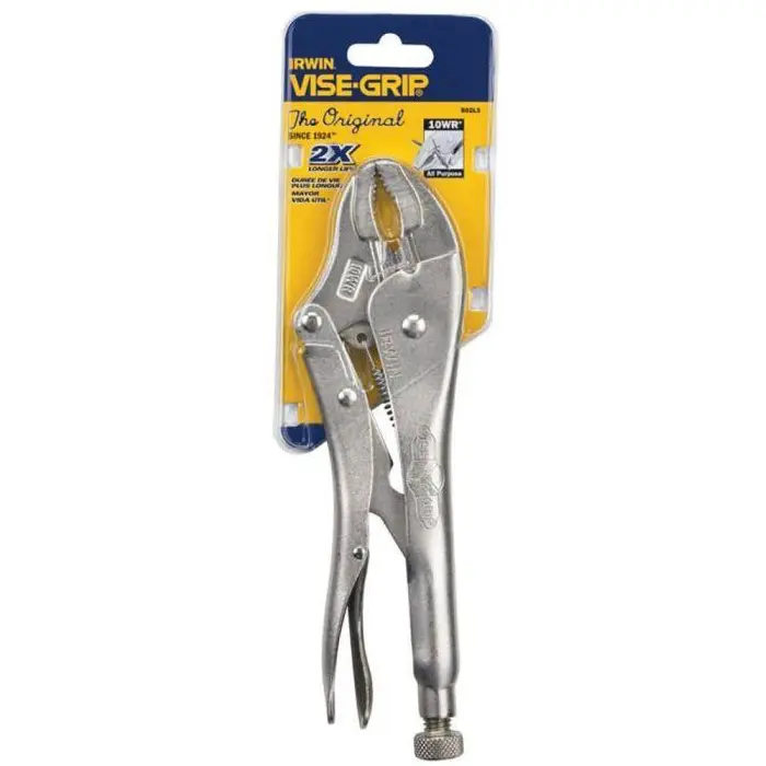 Irwin Visegrip Curved-Jaw Locking Pliers With Integrated Wire Cutters 1