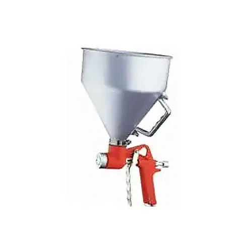 John Benzen B-0002 Chrome-Plated Mortar & Texture Spray Gun (Hopee Cup Style) 1