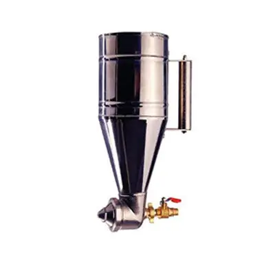 John Benzen B-006 Chrome Mortar Sprayer For Stucco And Acoustic Textures 1
