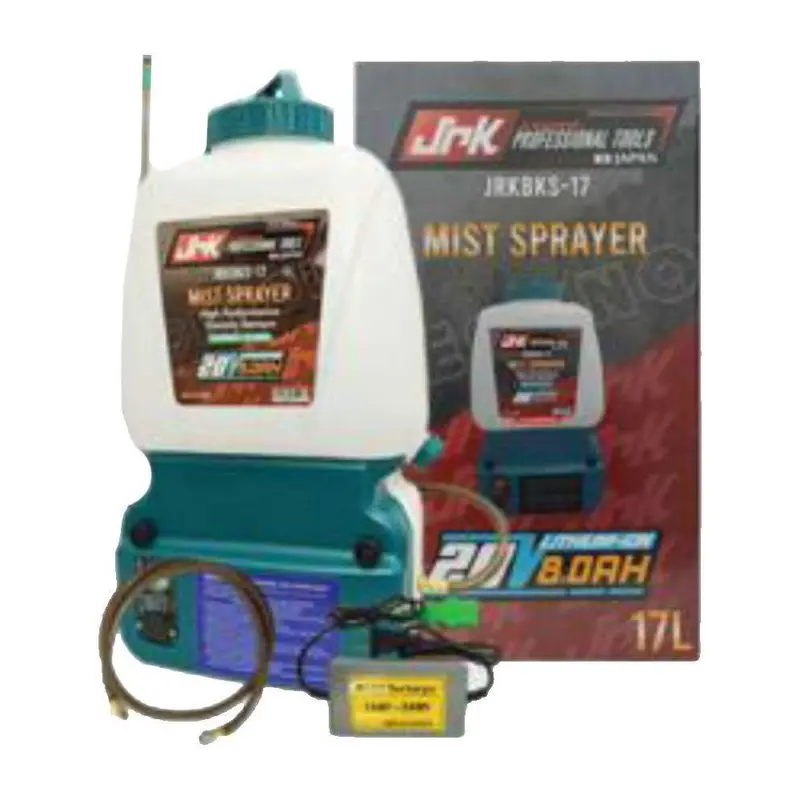Jr Kawasaki 17L Rechargeable Electric Mist Sprayer – 20V Cordless Battery-Powered Unit 1