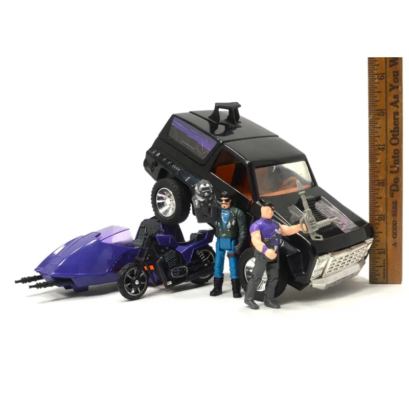 Kenner M.A.S.K. Pair: Jackhammer And Piranha Vehicles — Near-Complete, No Box 1