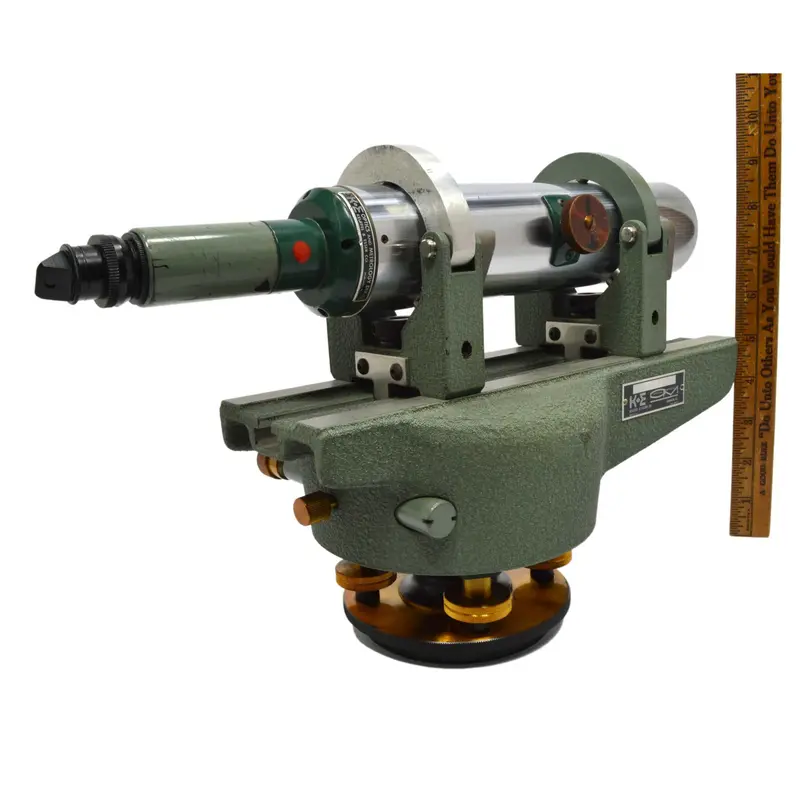 Keuffel & Esser Alignment Telescope #71-5195 – Precision Sight Instrument With Mounting Holder 1