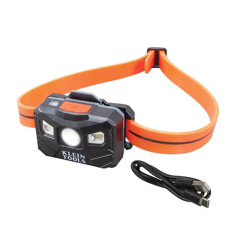 Klein 56064 Usb-Rechargeable Led Headlamp With Flexible Silicone Strap 1