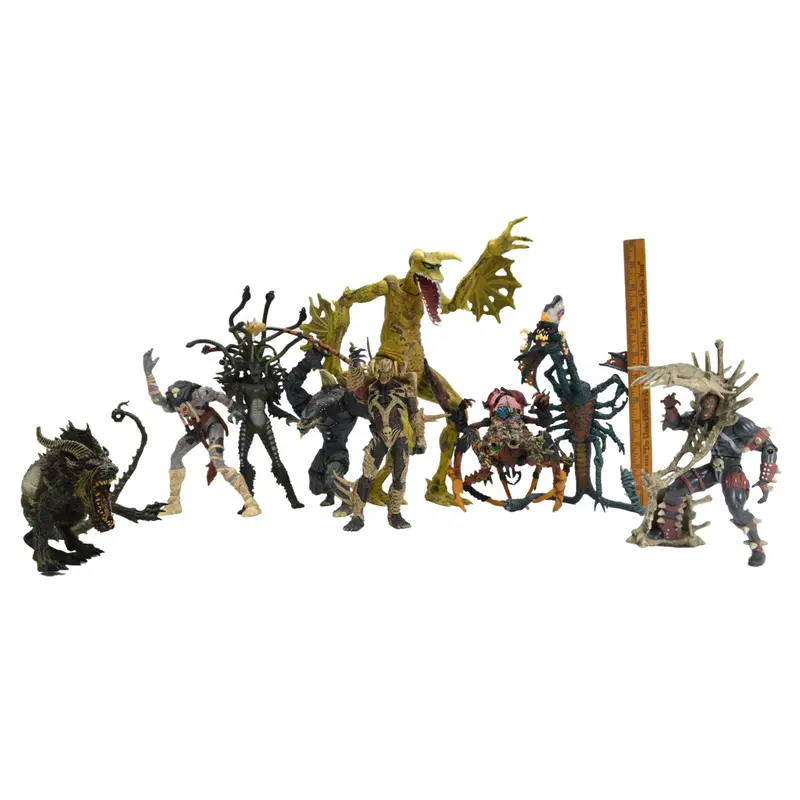 Lot Of 9 Collectible Todd Mcfarlane Action Figures – Spawn And Related Characters, Early 1990S 1