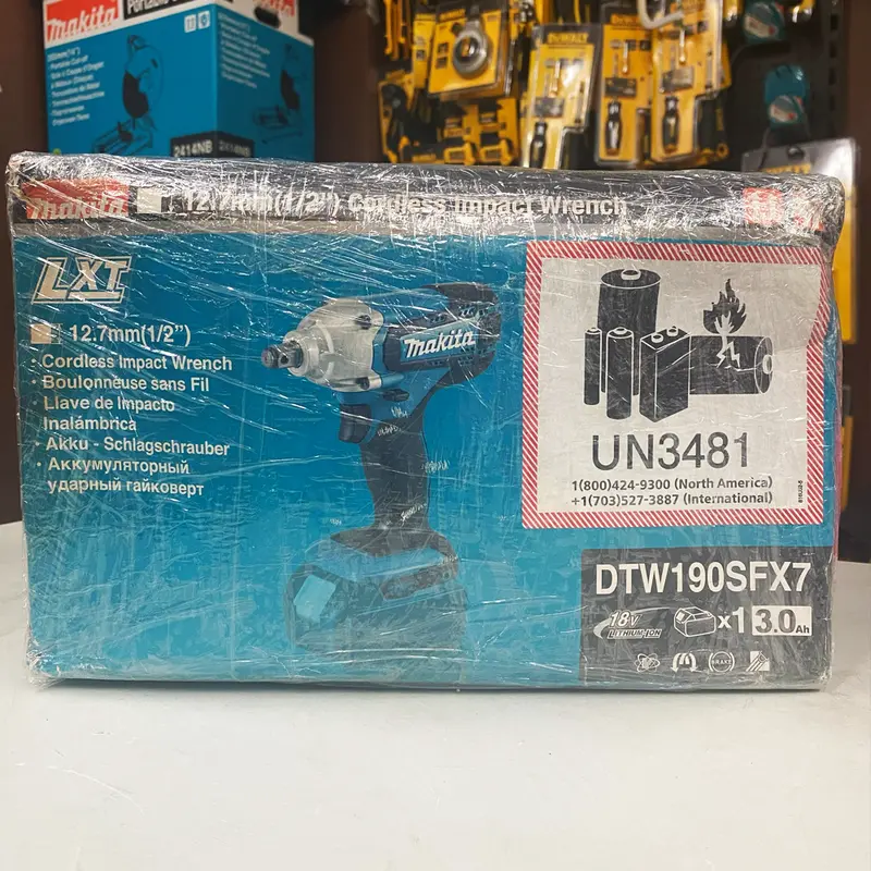 Makita Dtw190Sfx7 18V Lxt Cordless Impact Wrench – High-Torque Fastening Tool (Damaged Packaging) 1