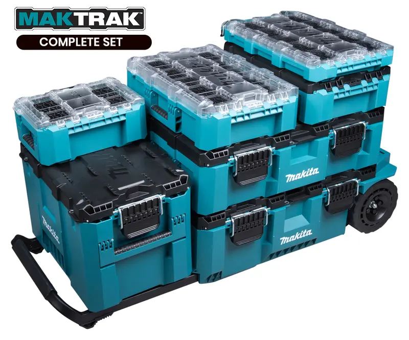 Makita Maktrak Modular Tool Storage System — Complete Bundle 1