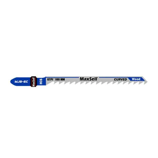 Maxsell Wood-Cutting Jigsaw Blades (6-Pack) – Mjb-6C 1