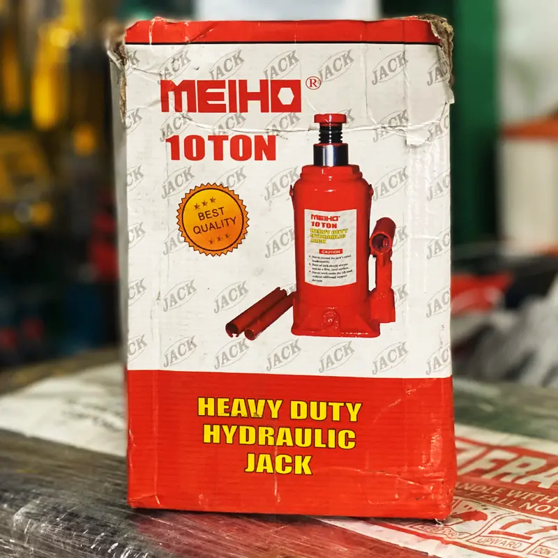 Meiho 10-Ton Hydraulic Bottle Jack – Heavy-Duty Lifting Equipment 1