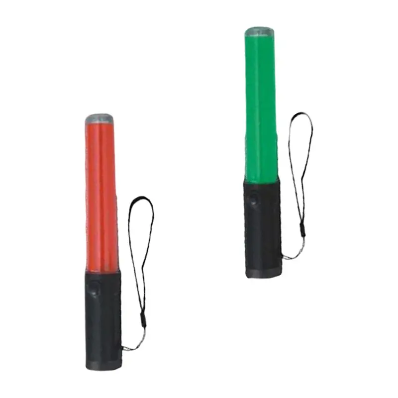 Meiho Battery-Powered Red Magnetic Traffic Baton 1