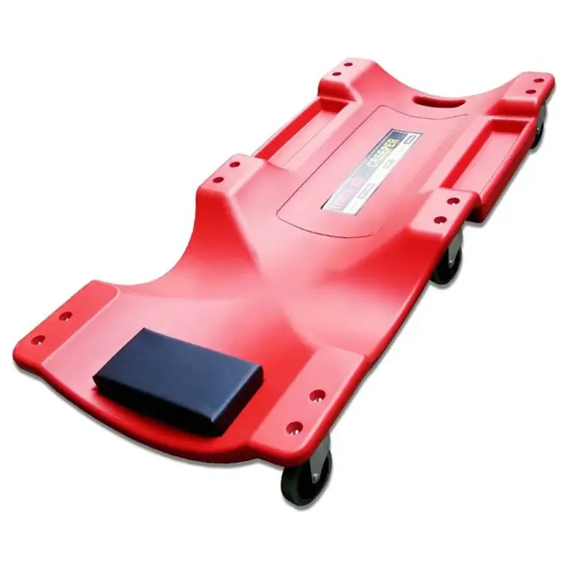 Meiho Low-Profile Automotive Creeper – Ergonomic Plastic Service Mat For Under-Vehicle Work 1