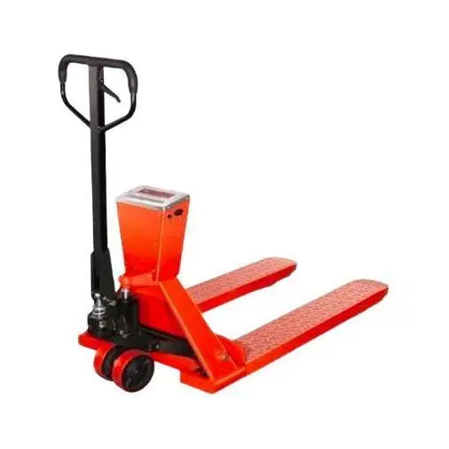 Meiho Narrow-Design Pallet Truck With Integrated Digital Scale 1