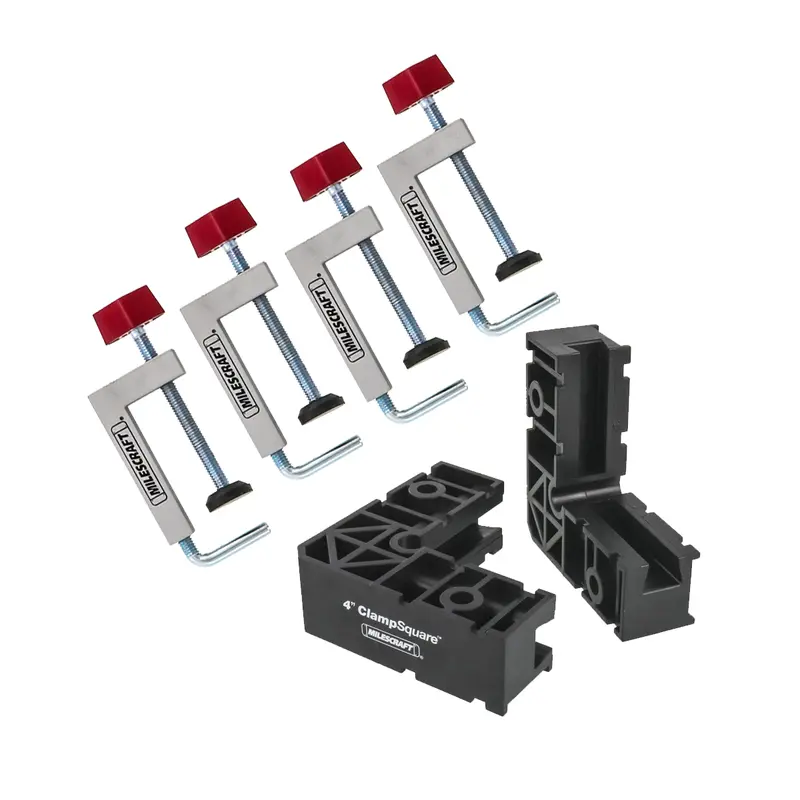 Milescraft Fence Clamp Kit 100 – Modular System With Clampsquares And Fence Clamps (Model 7350) 1
