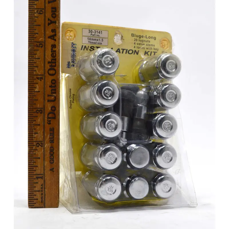 Mr Lugnut Installation Kit – Open-Box, 20 Bulge-Long Lugs (14Mm X 1.5, Part #30-3141) 1