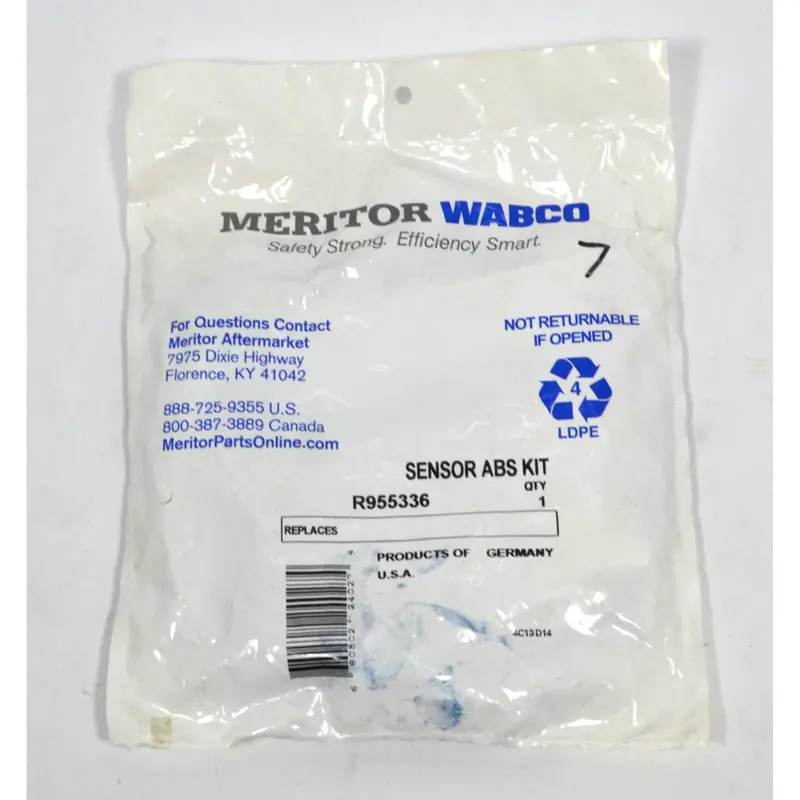 New Meritor Wabco Abs Sensor Kit R955335 – Factory-Sealed, Multiple Units Available 1