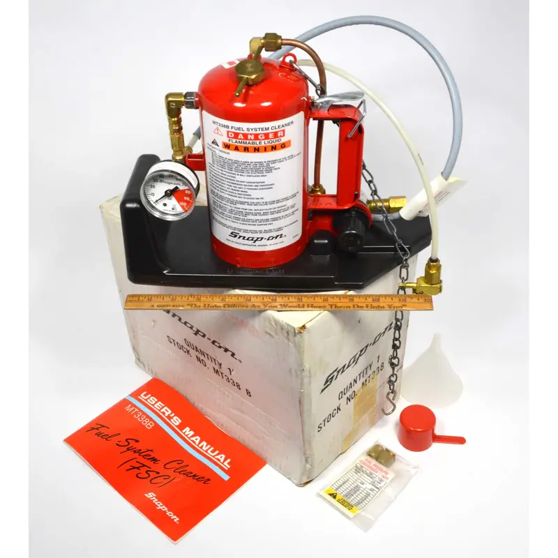 New Open-Box Snap-On Mt338-B Fuel System Cleaner – Complete Kit 1