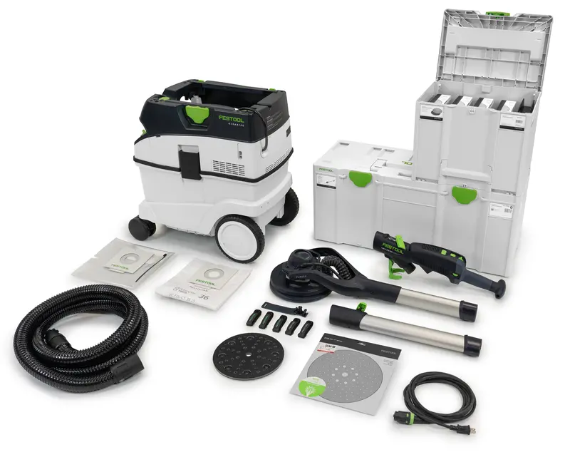 Planex Lhs 2 Orbital Sander With Ct Dust Extractor And Abrasive Kit 1