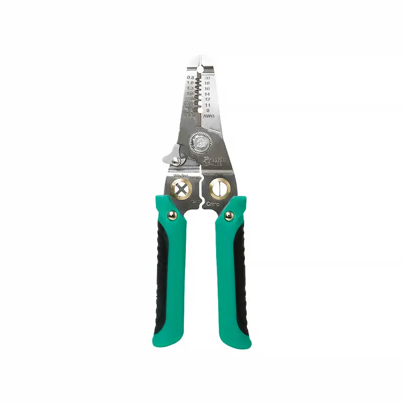 Pro'Skit Cp-406S Multi-Gauge Adjustable Wire Stripper (190Mm) 1