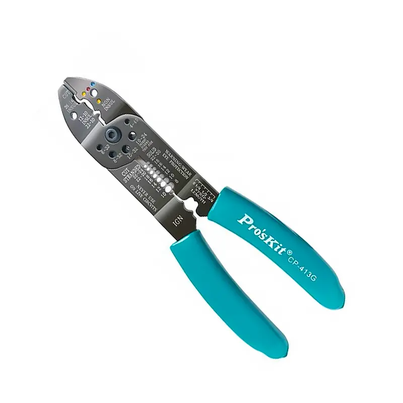 Pro'Skit Cp-413G Dual-Function Wire Stripper And Crimper 1