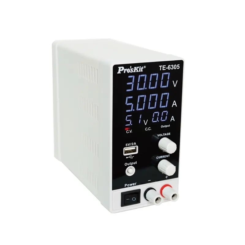 Pro'Skit Te-6305F Adjustable Dc Bench Power Supply 1