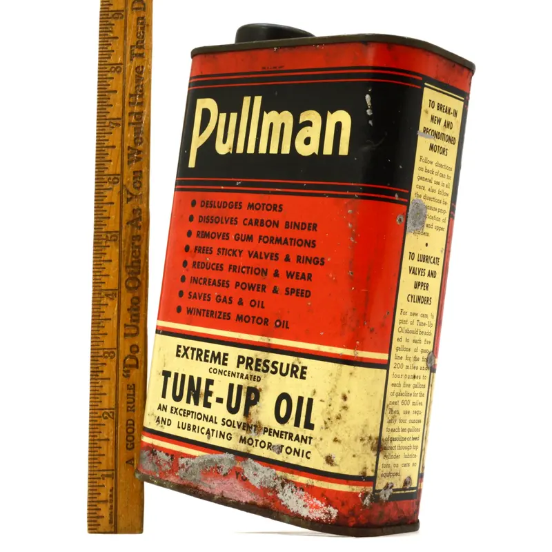 Pullman Railroad Oil Can — Classic Tune-Up Lubricant Container 1