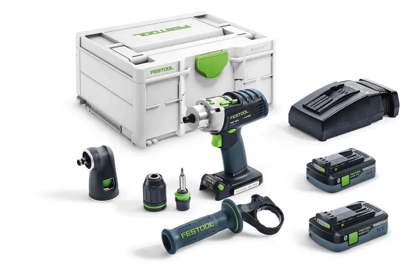 Quadrive Pdc 18/4 Hpc 4.0 I-Set-Tcl Cordless Drill System 1
