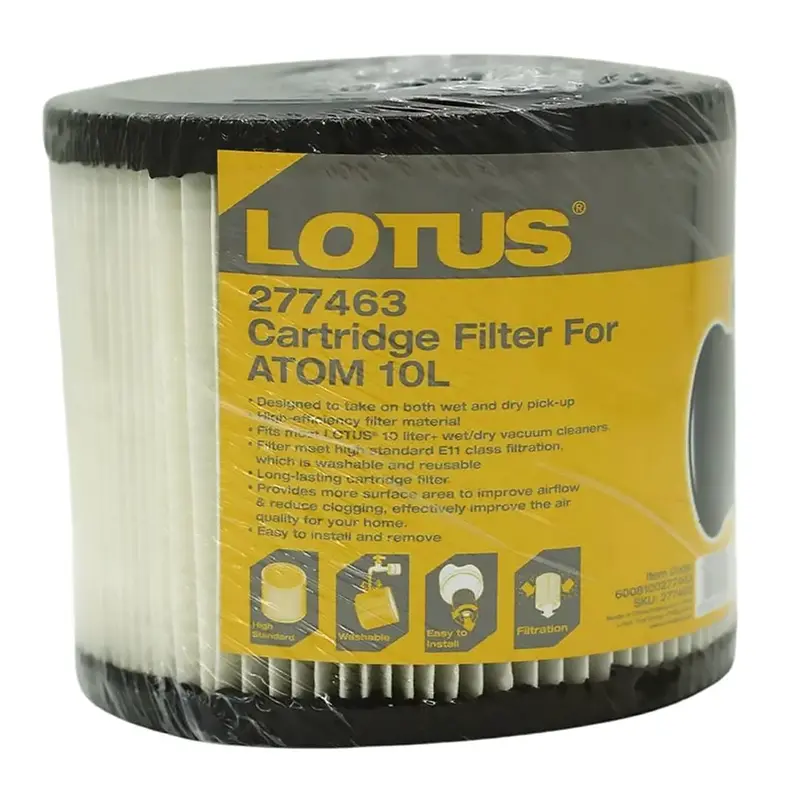 Replacement Cartridge Filter For Atom Vacuum Systems – Lotus 1