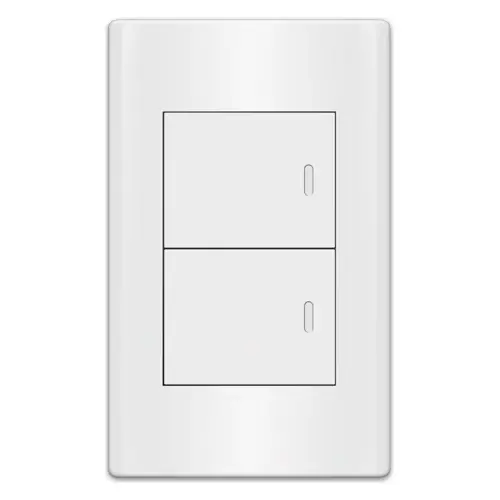 Royu Md513 Plano 2-Gang 16A Switch Kit – White 1