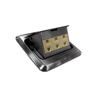 Royu Rcf4 Classic Square Floor Mount Box – 3-Gang Universal Socket (10A) 1