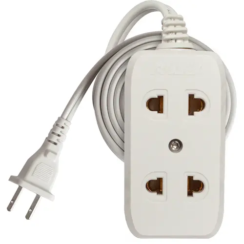 Royu Redec102 2-Gang Universal Outlet Extension Cord (10A, 3M) 1