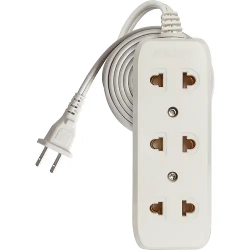 Royu Redec103 3-Gang Universal Power Outlet – 10A, 4-Meter Cable 1
