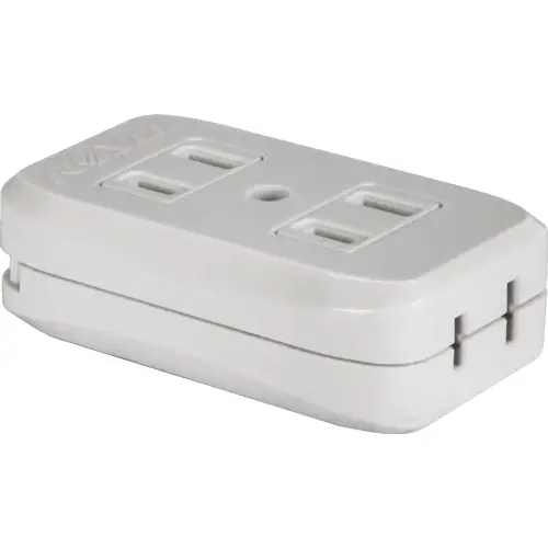 Royu Redou302 Flat-Pin Universal Outlet – Slim 2-Gang Design 1