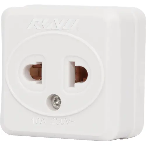 Royu Redou501 Single Convenience Outlet – 10A Slimline Wall-Mounted Socket 1