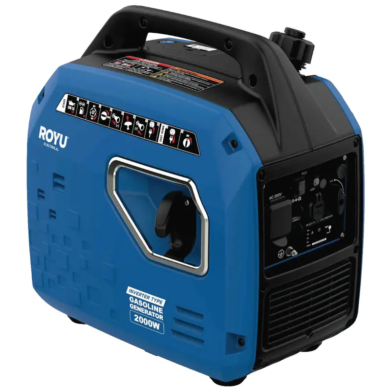 Royu Rgp012000 2000W Inverter Generator – Lightweight & Fuel-Efficient 1