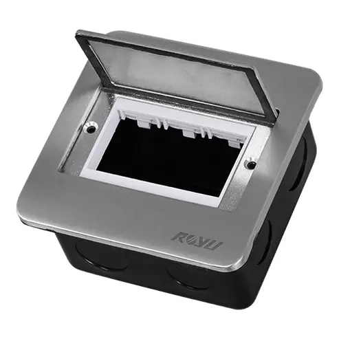 Royu Rwf50 Wide Square Floor Box – Window-Opening Style (Fixture Only) 1