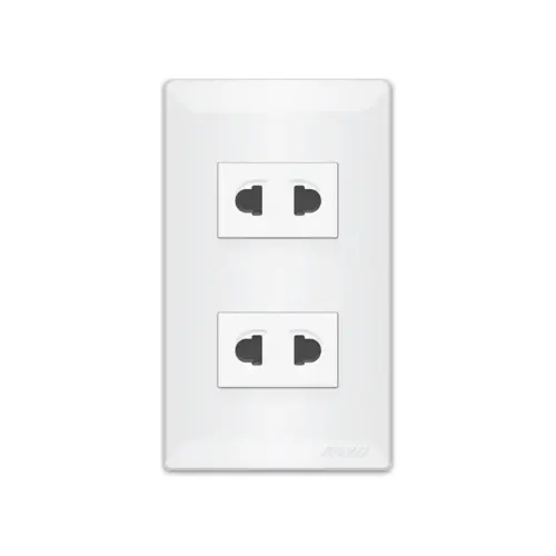 Royu Super Wide 2-Gang 15A Universal Outlet Set (Ws113) 1