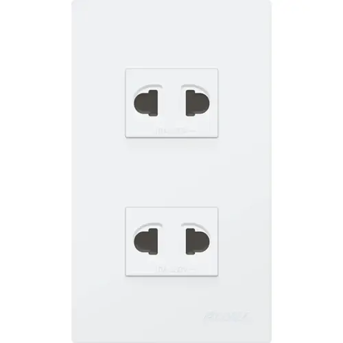Royu Wd113 Wide Dual-Gang Universal Power Outlet Set – 15A 1
