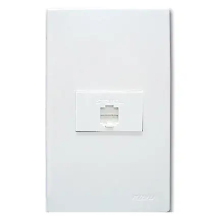 Royu Wd211 Wide Single-Gang Telephone Modular Jack Interface 1