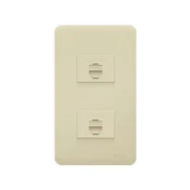 Royu Wh213 Classic Double-Gang Telephone Modular Jack 1