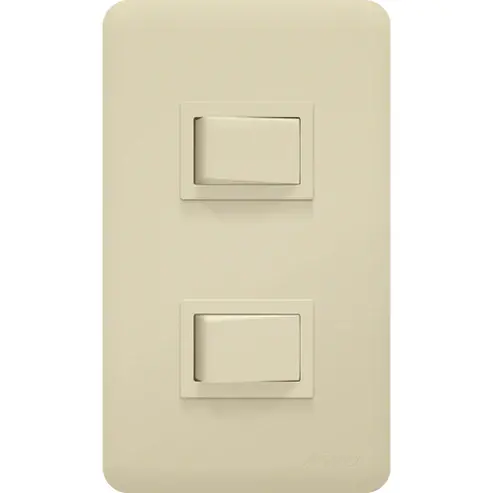 Royu Wh603 Classic Double-Gang Led Switch Set – 10A 1