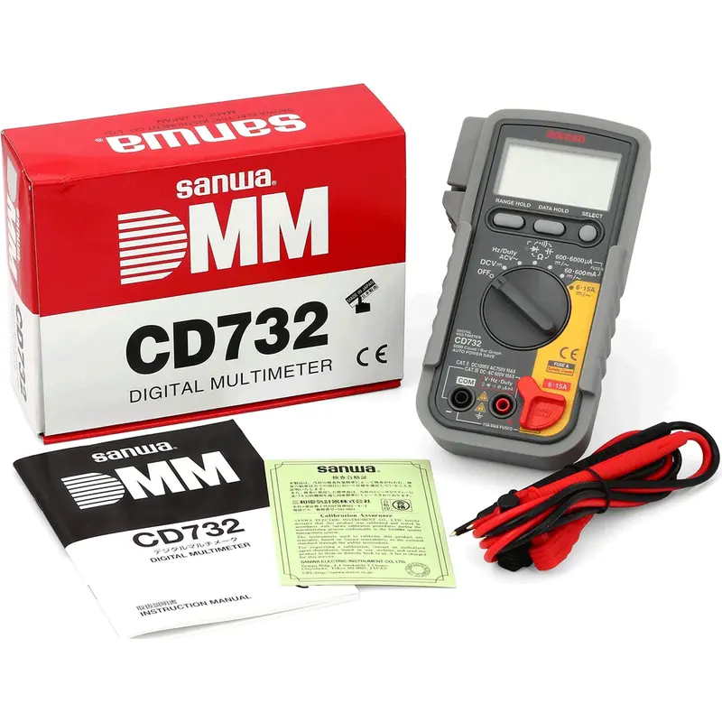 Sanwa Cd732 Multi-Function Digital Multimeter – Compact & Versatile 1