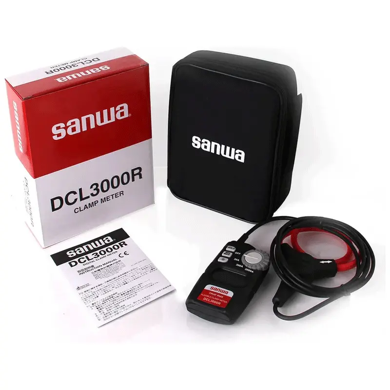 Sanwa Dcl3000R Flexible-Tip Clamp Meter – Ac Current + True Rms 1