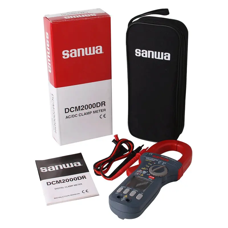 Sanwa Dcm2000Dr Heavy-Duty Clamp Meter – 2000A Ac/Dc + True Rms 1