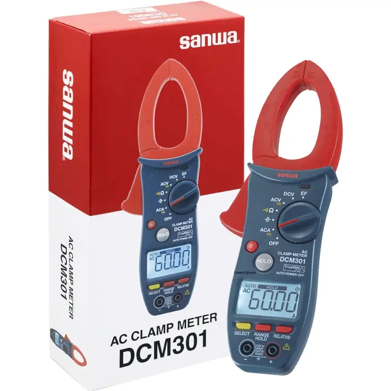 Sanwa Dcm301 High-Capacity Ac Clamp Meter – 1000A True Rms 1