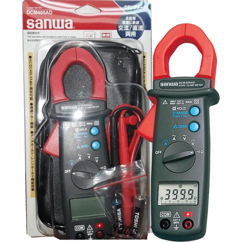Sanwa Dcm400Ad Dual-Mode Digital Clamp Meter – Ac & Dc Current Tester 1