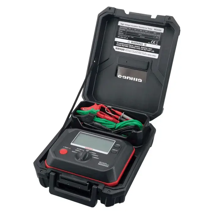 Sanwa Mg5000 High-Voltage Digital Insulation Tester – 5-Range Selection 1
